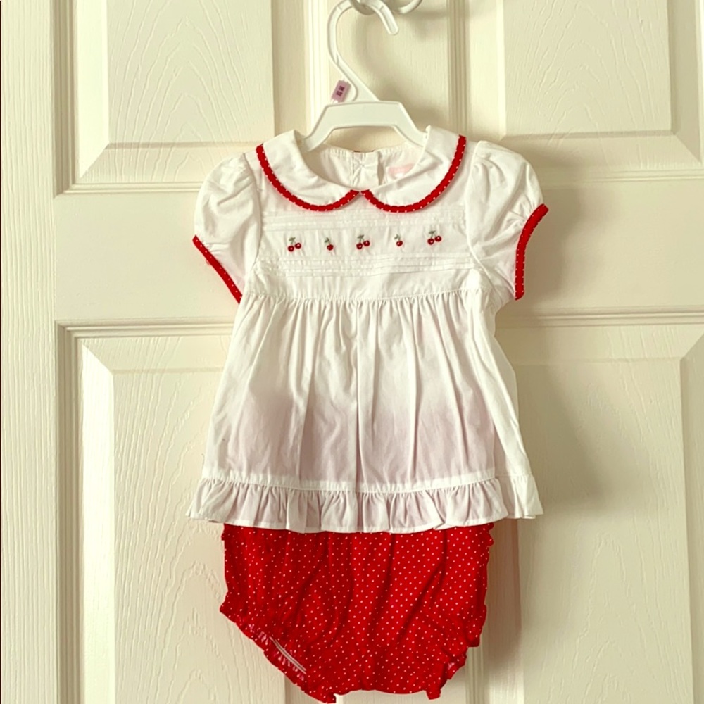 Janie and Jack two piece set, size 6-12months